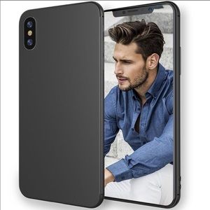 iPhone X Case Super Thin Matte Black
